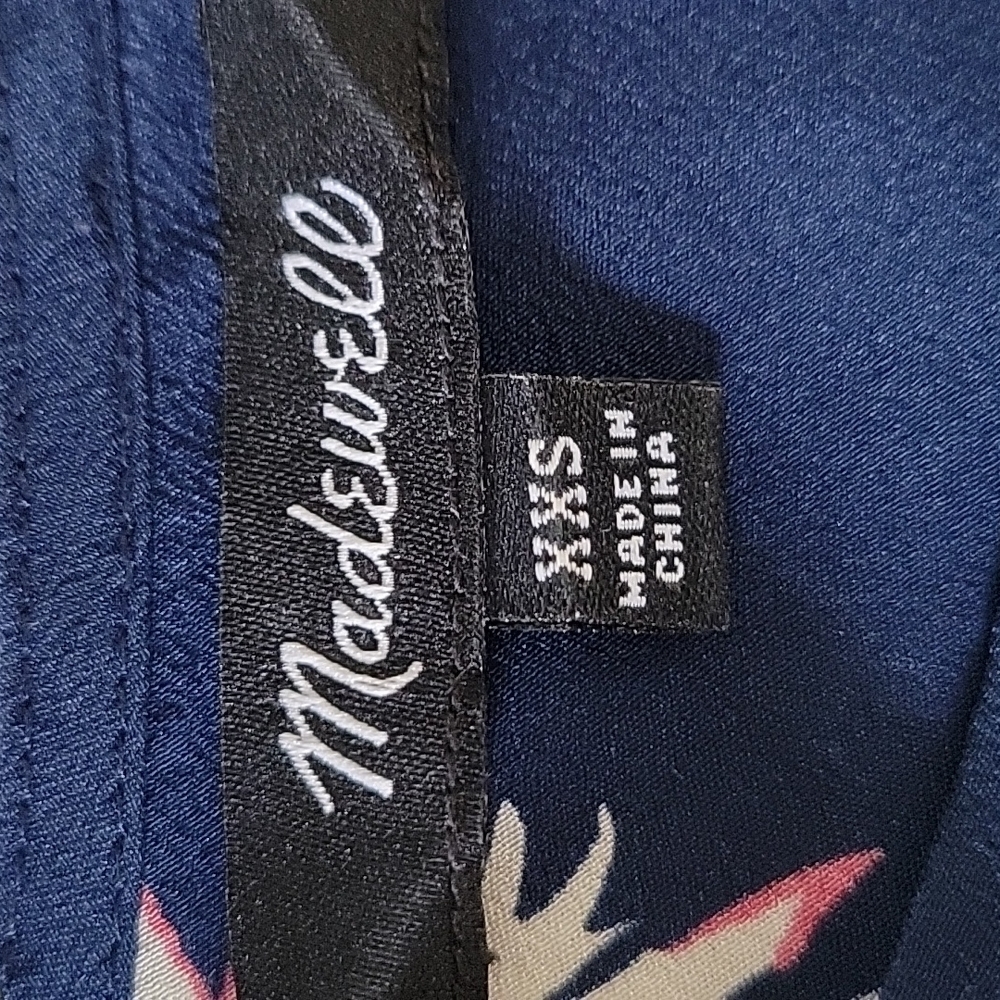 Madewell Silk Ruffle-Sleeve Top - Picture 6 of 8